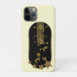 Étui Chic iPhone 11 Pro Étoiles Dorées Célestes