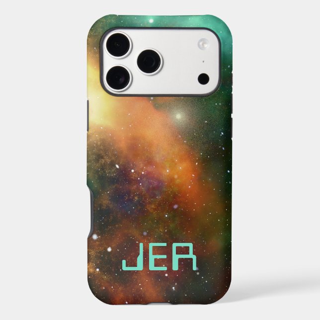 Étui Cosmic Galaxy Monogram Space de Case-Mate (Verso)