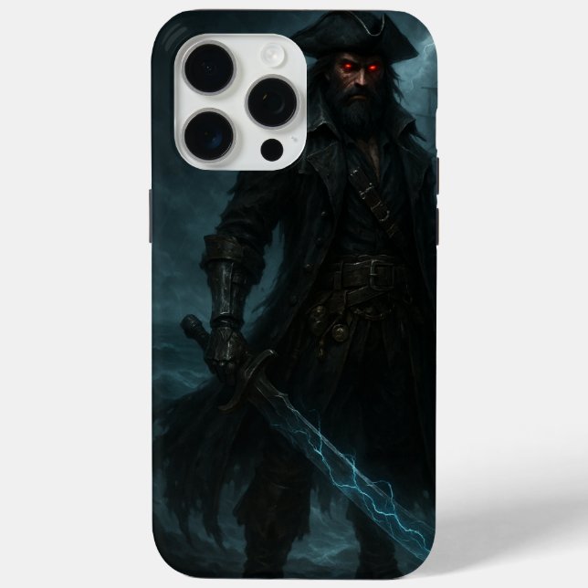 Étui Dark Fantasy Pirate pour iPhone 15 Pro Max (Verso)