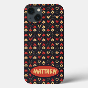 Étui de coque iphone Cadeau Cartes à jouer Thème P