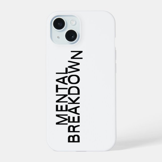 Étui de protection robuste iPhone Mental Breakdown (Verso)