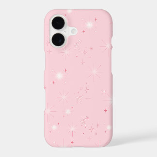 Étui de téléphone à arc scintillant rose