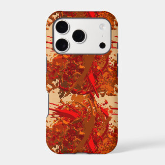 Étui de téléphone à éclaboussures de peinture abst