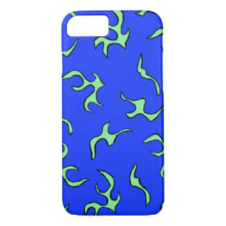 étui de téléphone à flamme dupliquée fleur sauvage