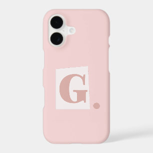 Étui de téléphone à monogramme initial G