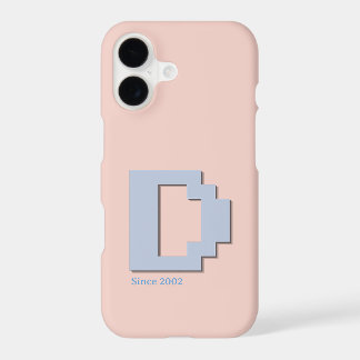 Étui de téléphone à monogramme personnalisé Initia