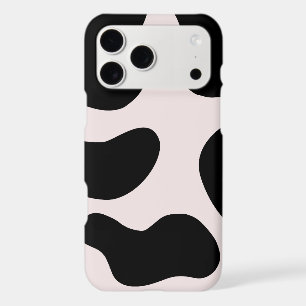 Étui de téléphone à motif abstrait noir moderne
