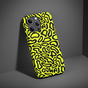 Étui de téléphone à motif blob abstrait moderne –