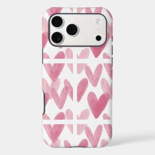 Étui de téléphone à motif Cœur Rose Mignon   étui 