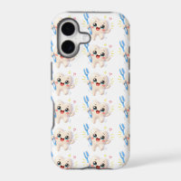 Étui de téléphone à motif de brosse à dents Kawaii