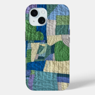 Étui de téléphone à motif de courtepointe personna