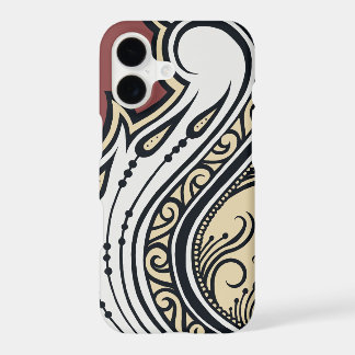 Étui de téléphone à motif inspiré du henné