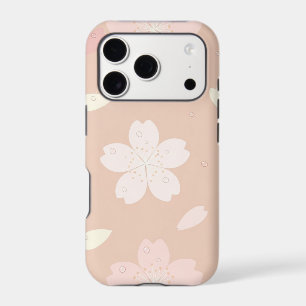 Étui de téléphone à motif sans couture de fleurs d
