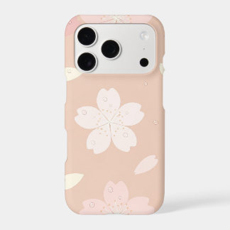 Étui de téléphone à motif sans couture de fleurs d