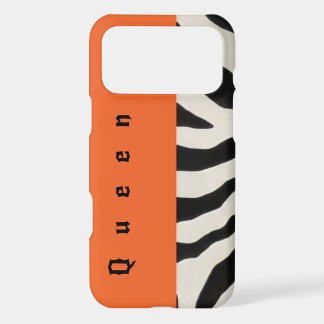 Étui de téléphone à motif zèbre | Noir et blanc
