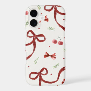 Étui de téléphone à nœud coquet mignon