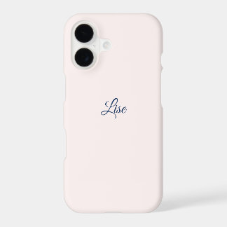 Étui de téléphone à nom élégant personnalisé