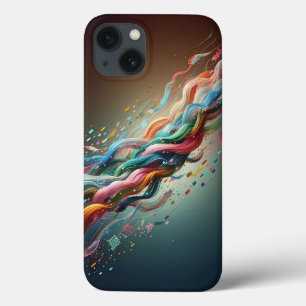 Étui de téléphone à ruban numérique moderne - Arc-