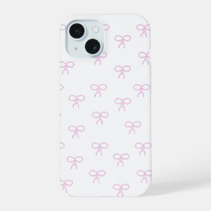 Étui de téléphone à rubans roses
