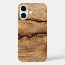 Étui de téléphone à texture de bois Wild Grain