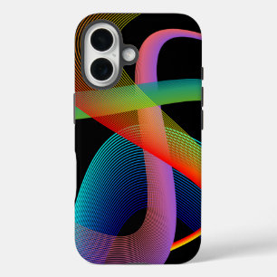 Étui de téléphone à tourbillon de couleurs