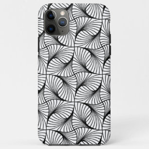 étui de téléphone à tourbillon géométrique