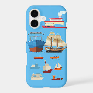 Étui de téléphone à variété de flotte nautique