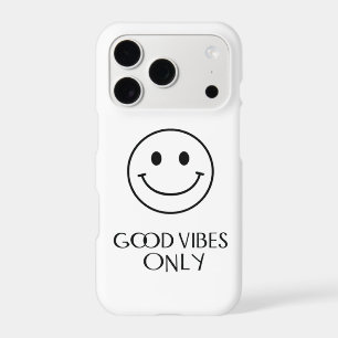 Étui de téléphone à visage souriant minimaliste "G