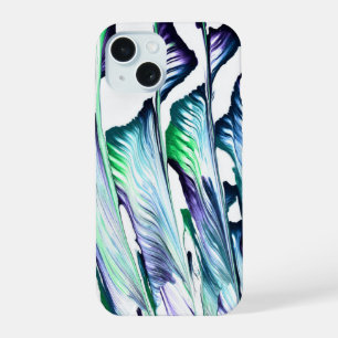 Étui de téléphone abstrait violet vert Pain Remove
