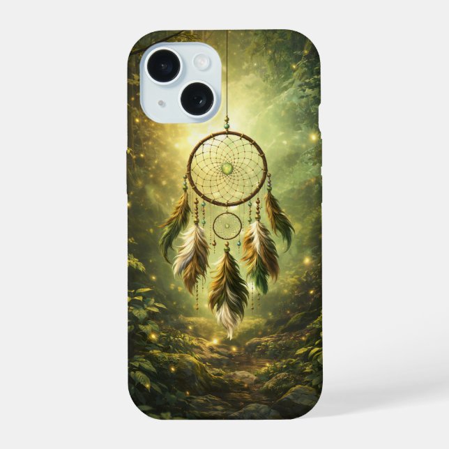 Étui de téléphone attrape-rêves de la forêt mystiq (Verso)