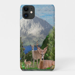 Étui de téléphone avec art de cerf