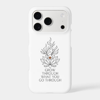 Étui de téléphone avec citation inspirante