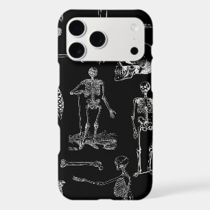 Étui de téléphone avec illustration de squelette v