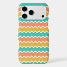 Étui de téléphone avec motif chevron coloré