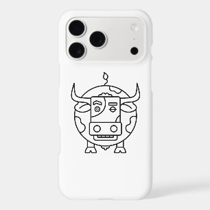 Étui de téléphone avec taureau maladroit