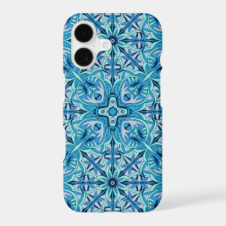 Étui de téléphone bleu turquoise