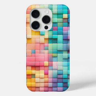 Étui de téléphone bloc pastel texturé moderne - Co
