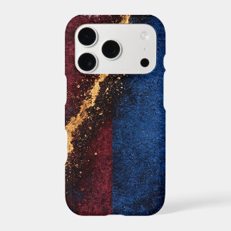 Étui de téléphone Blue & Burgundy Grunge | Abstra
