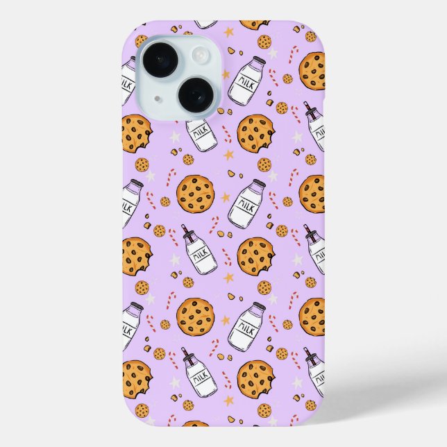 Étui de téléphone cadeau avec motif de lait et de  (Verso)