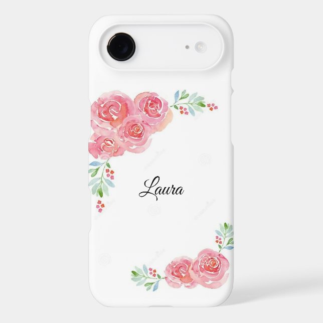 Étui de téléphone cellulaire IPhone monogrammé (Verso)