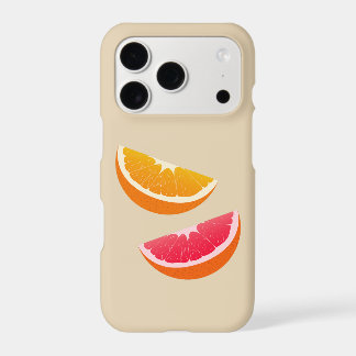 Étui de téléphone Citrus Orange Grapefruit Minimal