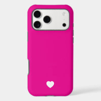 Étui de téléphone cœur rose gras personnalisé – iP