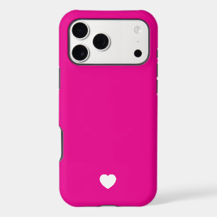 Étui de téléphone cœur rose gras personnalisé – iP
