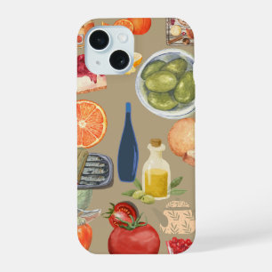Étui de téléphone Collage de Nourriture Gourmet