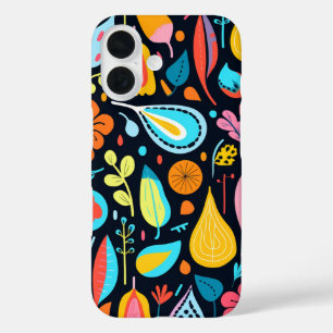 Étui de téléphone coloré à l'esthétique vintage St