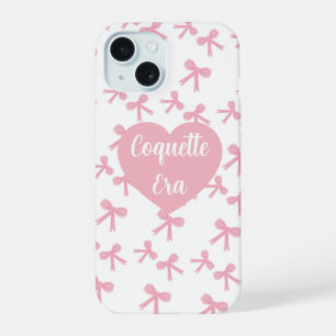 Étui de téléphone Coquette Pink Bow Dreams