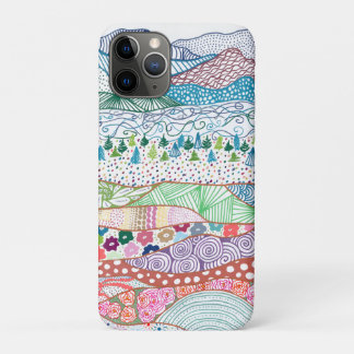 Étui de téléphone. Création "Land Layers" par COHO