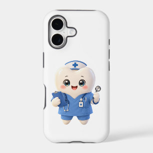 Étui de téléphone Cute Tooth Nurse Cadeau dentai