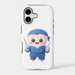 Étui de téléphone de chirurgien dentiste mignon –
