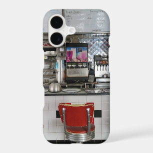 Étui de téléphone de diner abandonné